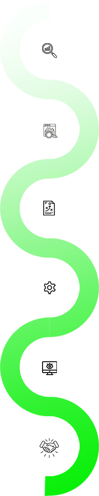 Linha verde decorativa